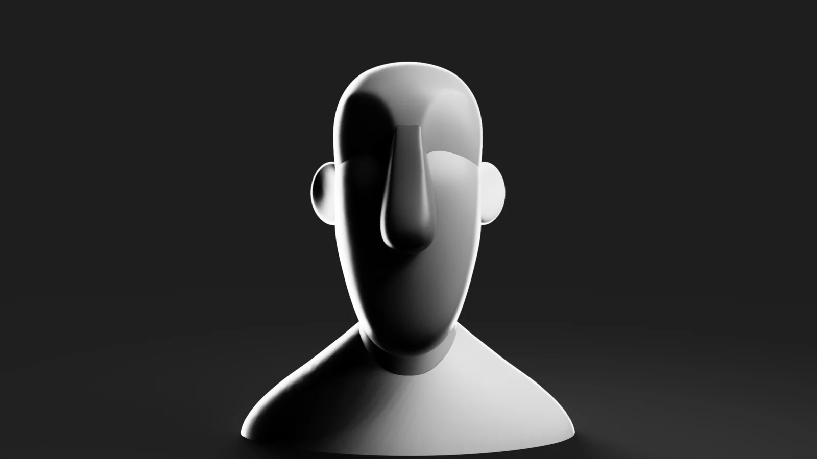 Stylized Blockout Bust screenshot 4