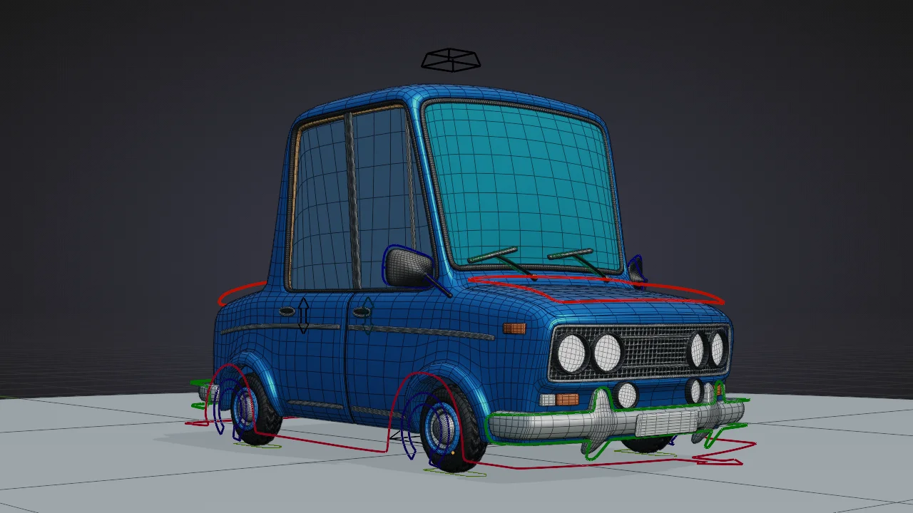 Stylized Car Rig screenshot 8