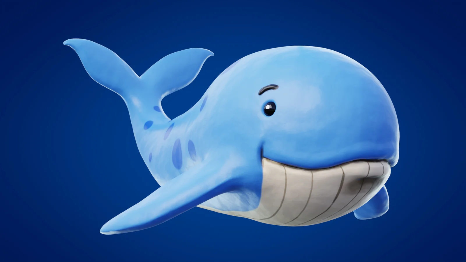 Stylized Cartoon Whale screenshot 2