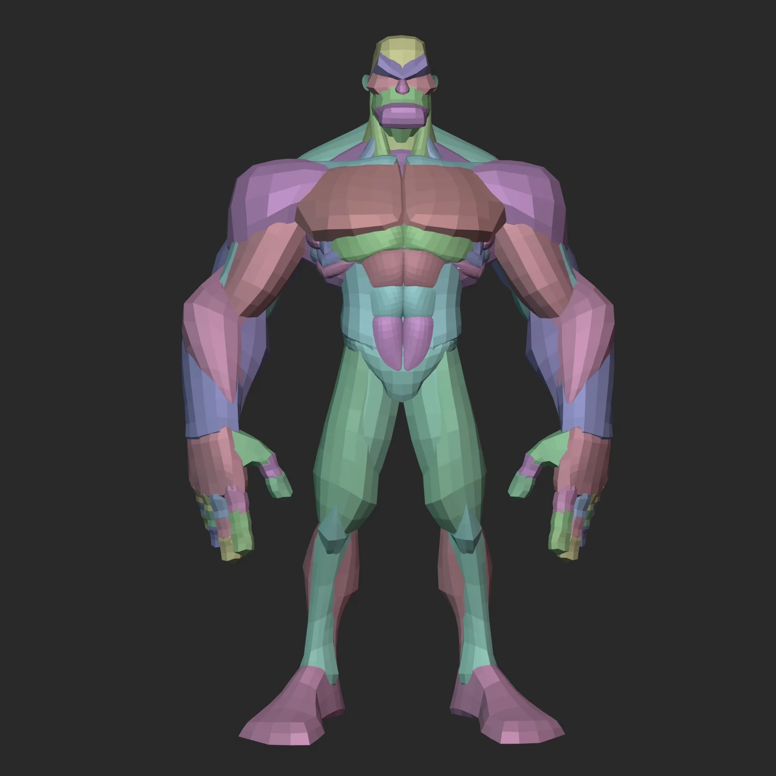 Stylized Champ Anatomy Blockout screenshot 3