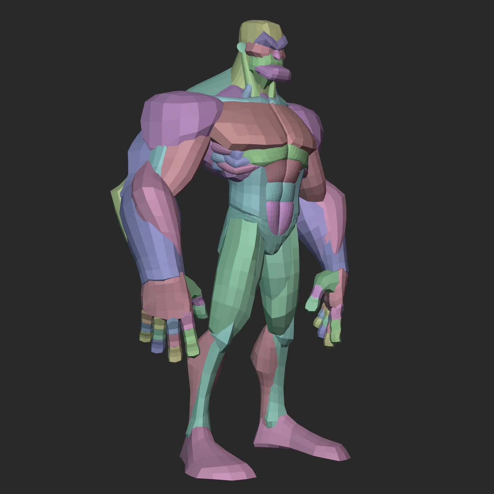 Stylized Champ Anatomy Blockout screenshot 4
