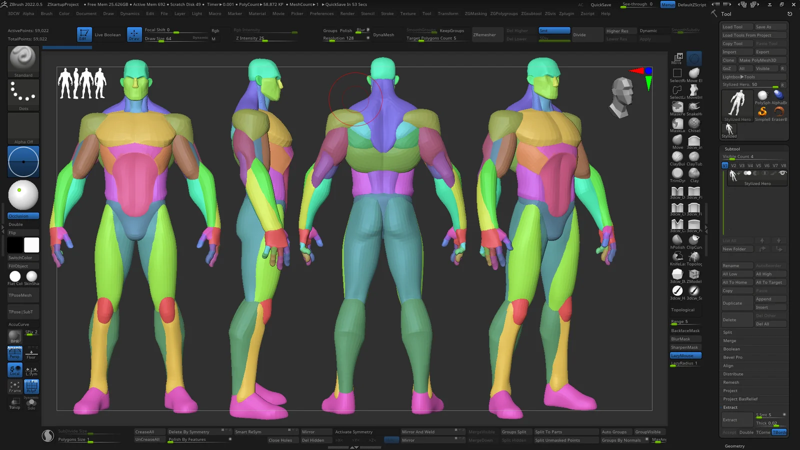 Stylized Champion Blockout screenshot 3