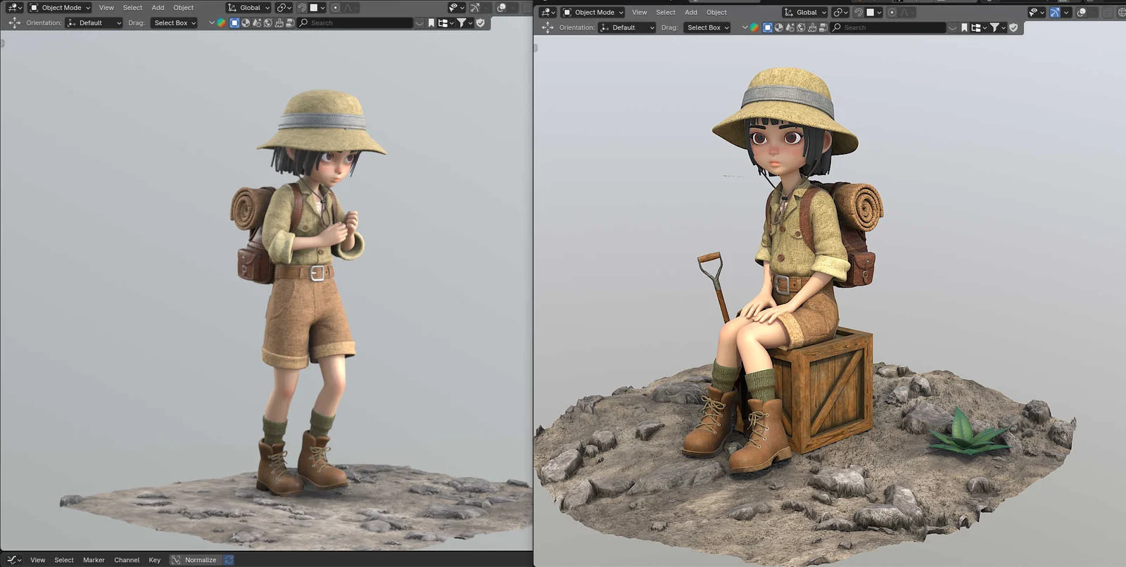 Stylized Character Modeling screenshot 7