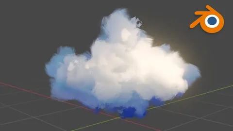 Stylized Cloud Generator - Blender geometry nodes