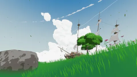 Stylized Cloud Generator - Blender geometry nodes