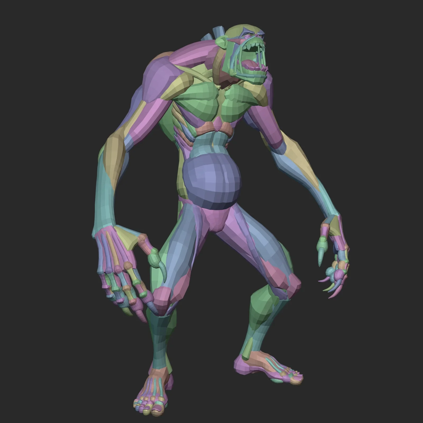 Stylized Creature Anatomy Blockout screenshot 3