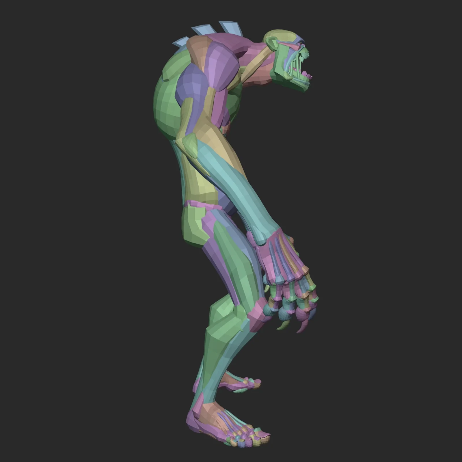Stylized Creature Anatomy Blockout screenshot 4