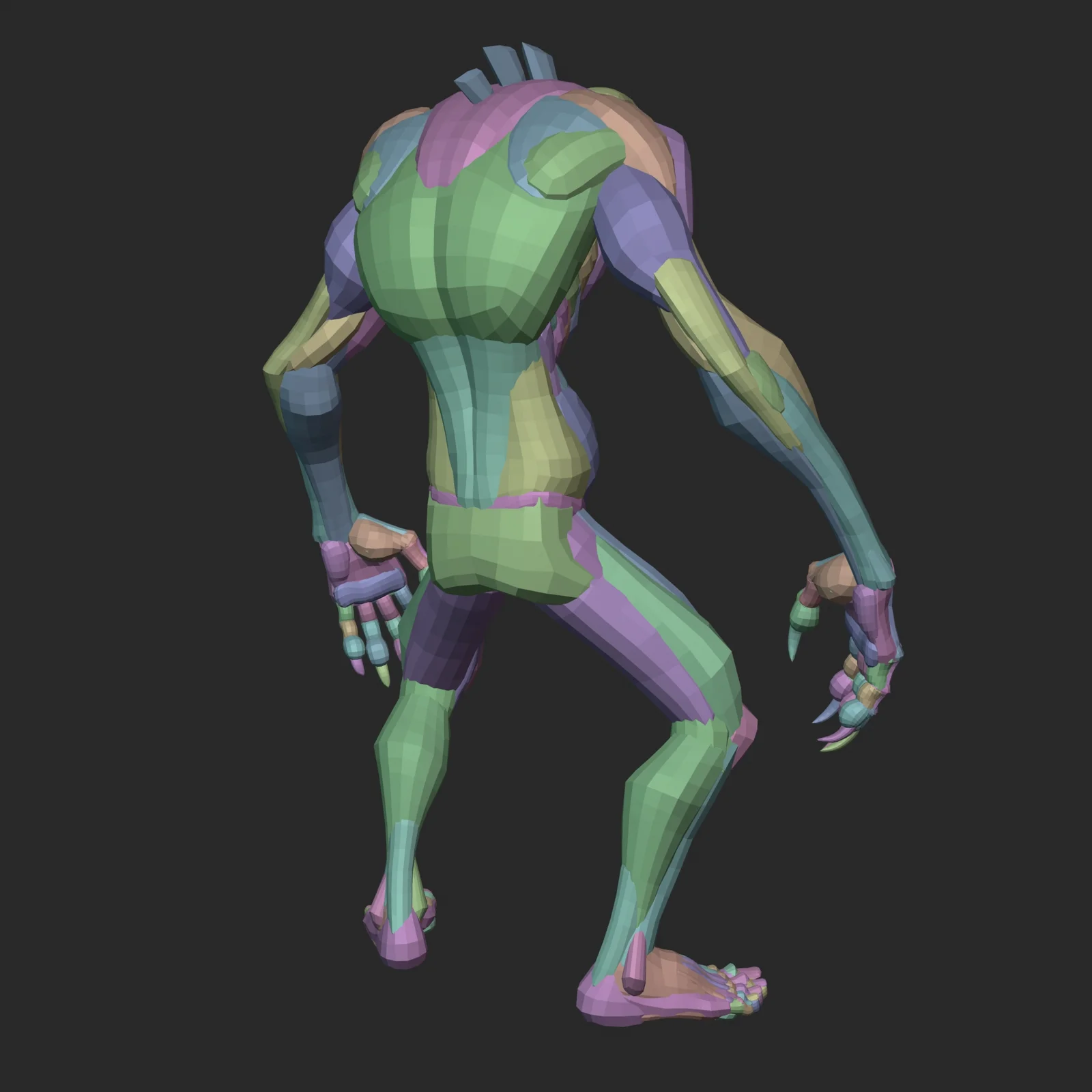 Stylized Creature Anatomy Blockout screenshot 5