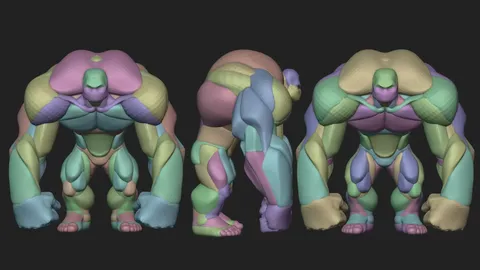 Stylized Creature Blockout - Blender 3d models