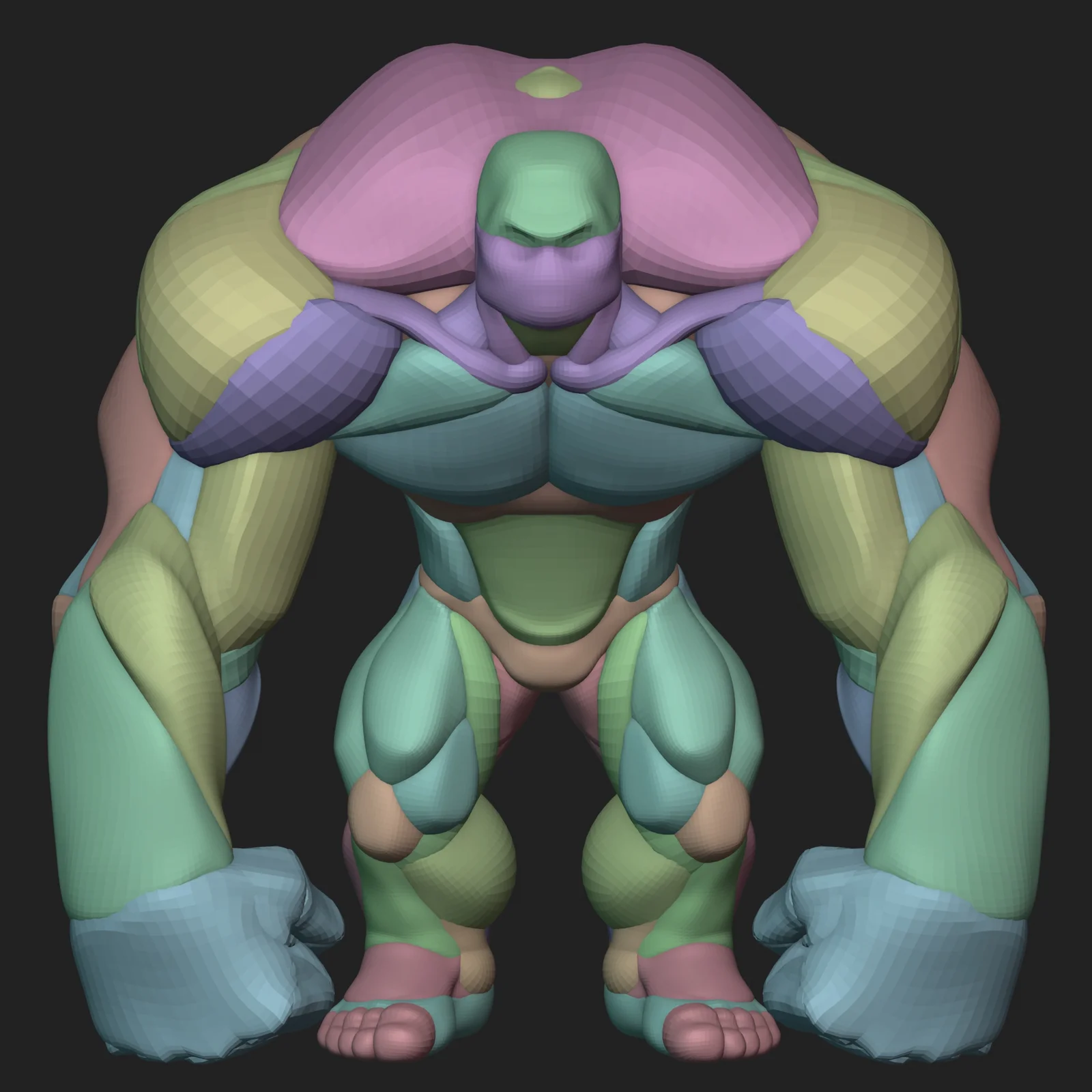 Stylized Creature Blockout screenshot 3