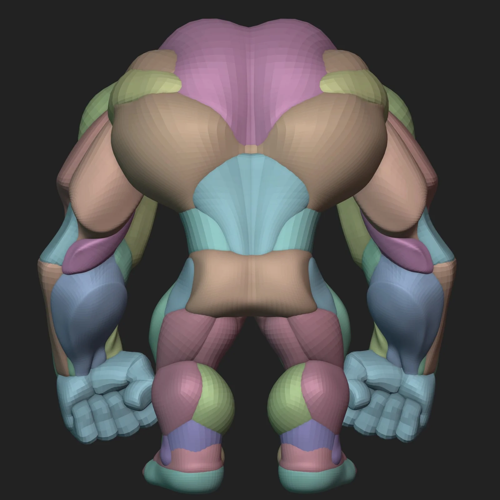 Stylized Creature Blockout screenshot 5