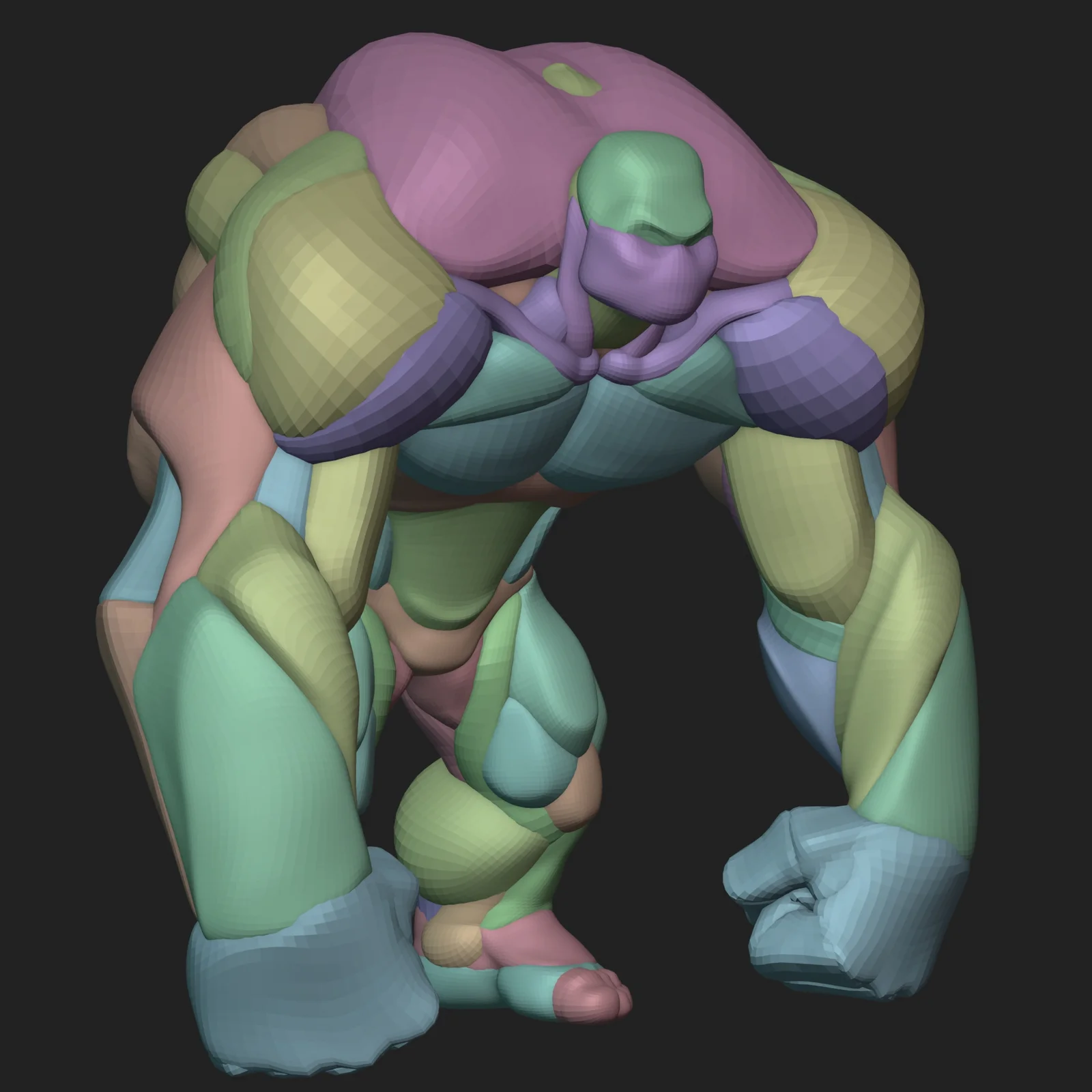 Stylized Creature Blockout screenshot 6