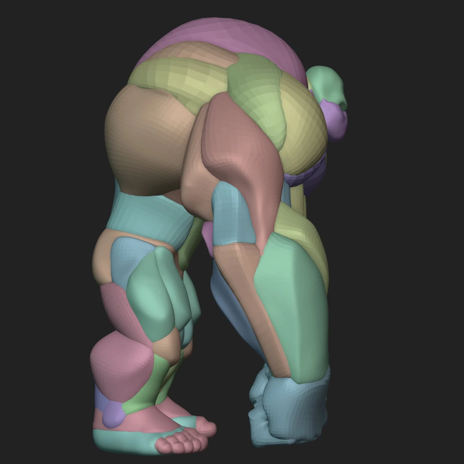Stylized Creature Blockout screenshot 8
