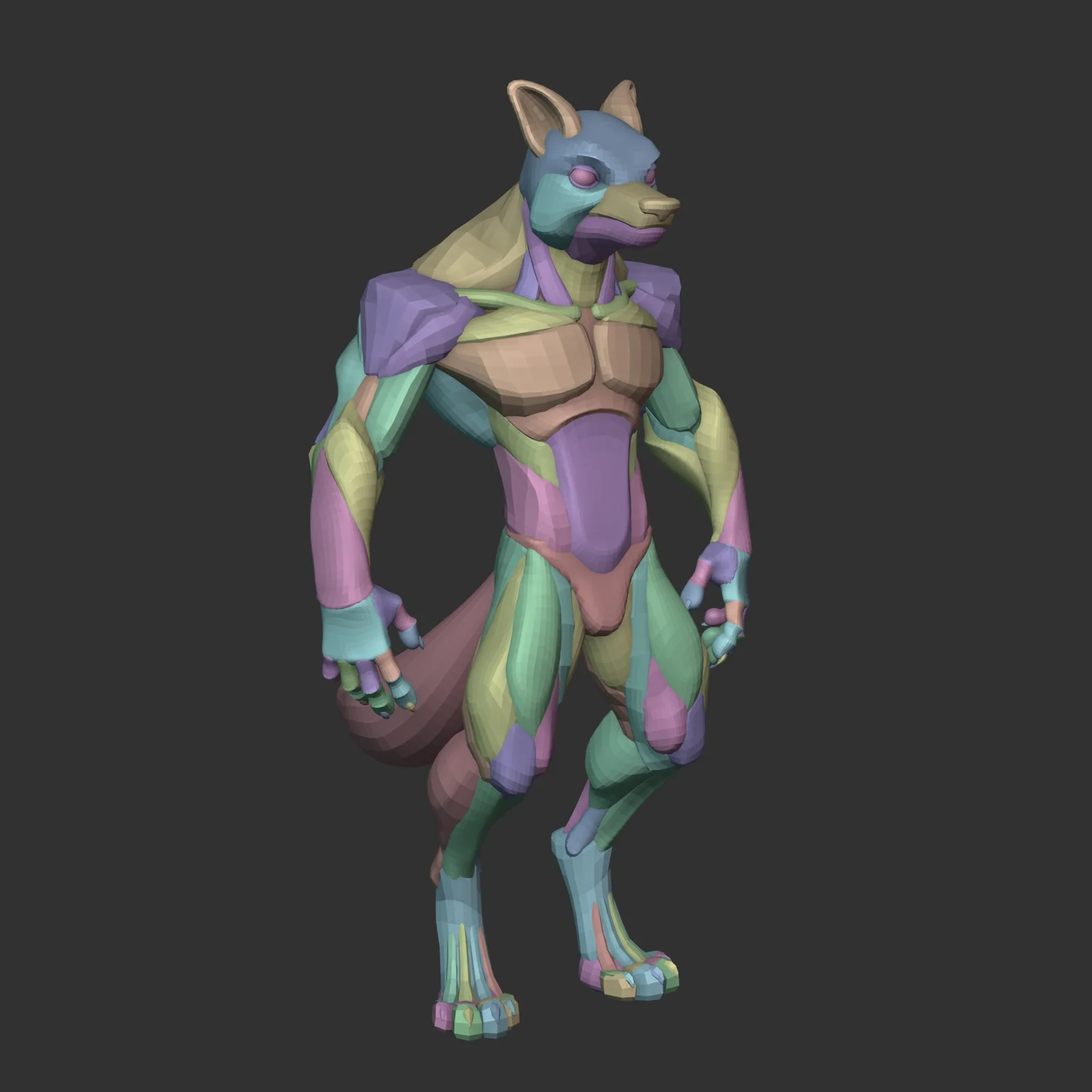 Stylized Werewolf Blockout screenshot 4