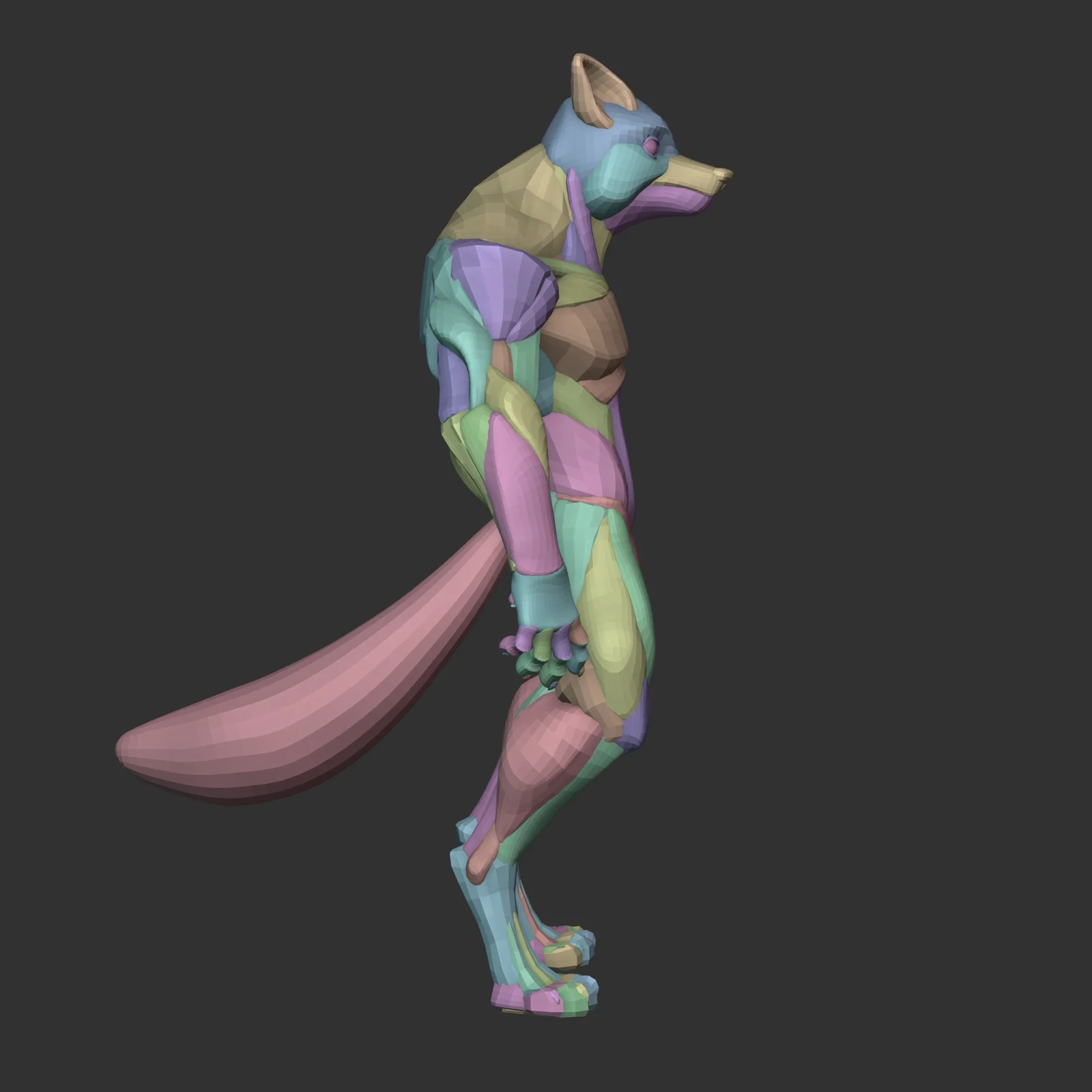 Stylized Werewolf Blockout screenshot 5