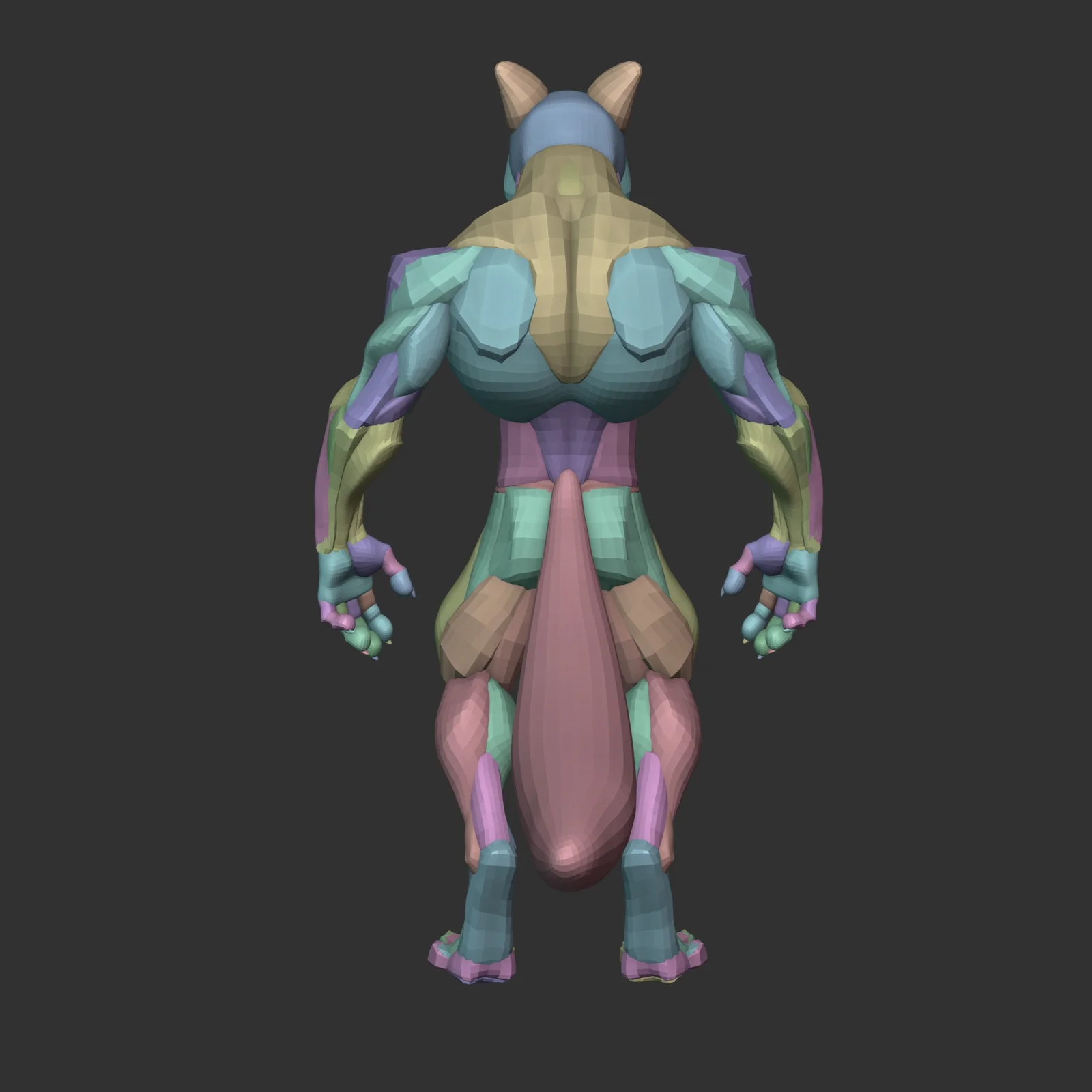 Stylized Werewolf Blockout screenshot 7