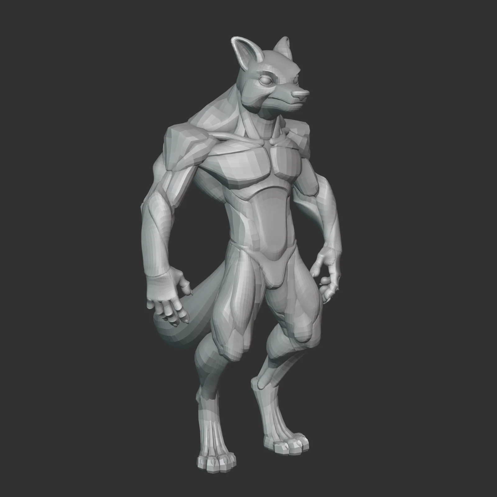 Stylized Werewolf Blockout screenshot 8