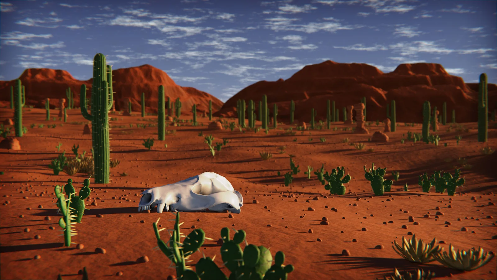 Stylized Desert Environment screenshot 2