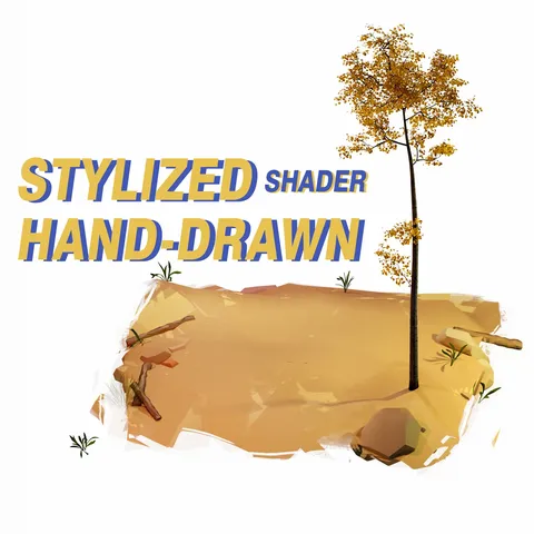 Stylized Draw Shader - Blender shaders