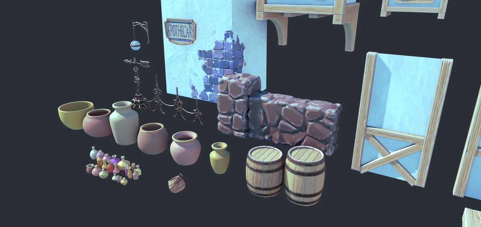 Stylized Environment Asset Pack screenshot 2