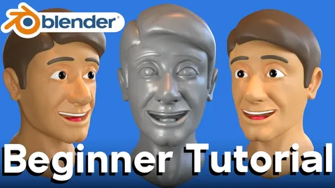 Stylized Face Sculpt - Blender 3d models