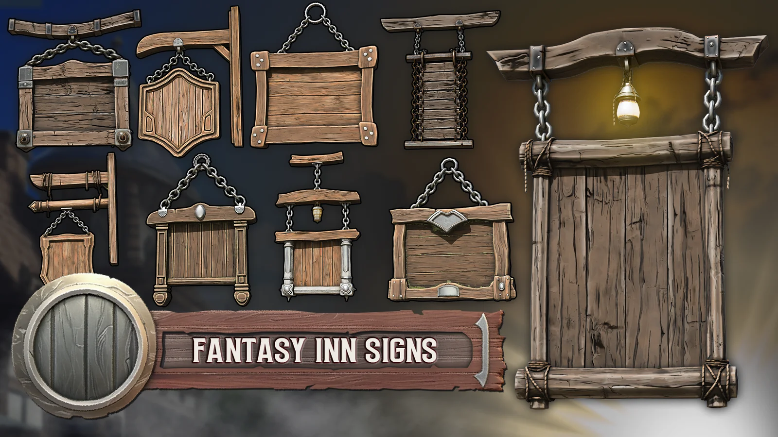 Stylized Fantasy Sign Pack screenshot 2
