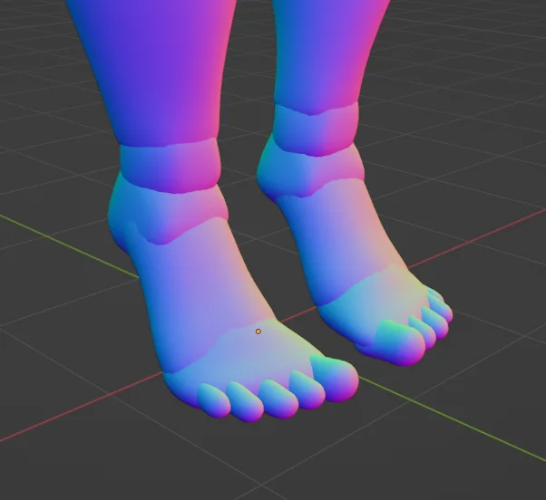 Stylized Female Base Mesh Thicc screenshot 5