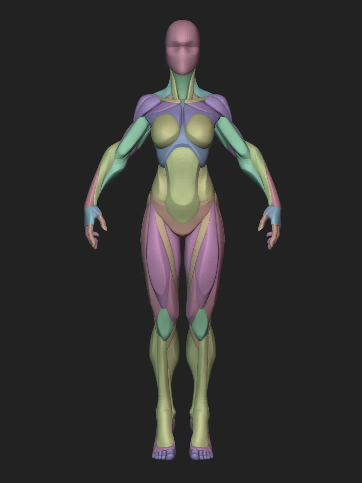 Stylized Female Blockout screenshot 2
