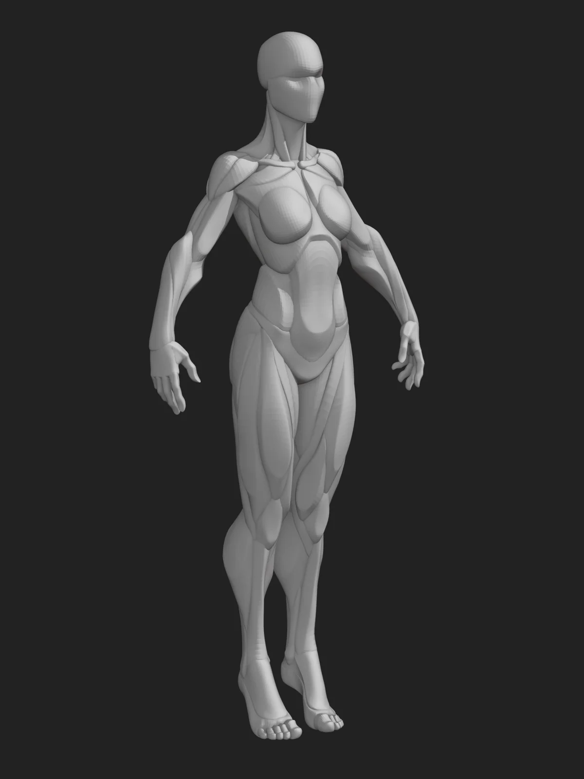 Stylized Female Blockout screenshot 5