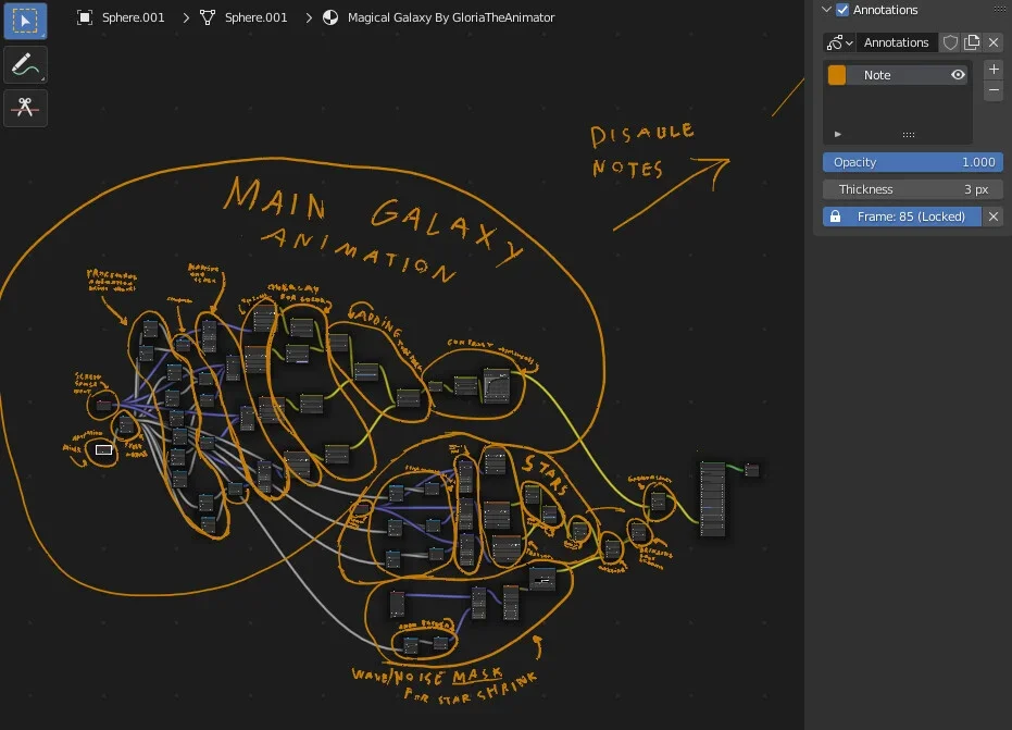 Stylized Galaxy Shader screenshot 4