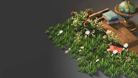 Stylized Grass - Blender 3d models