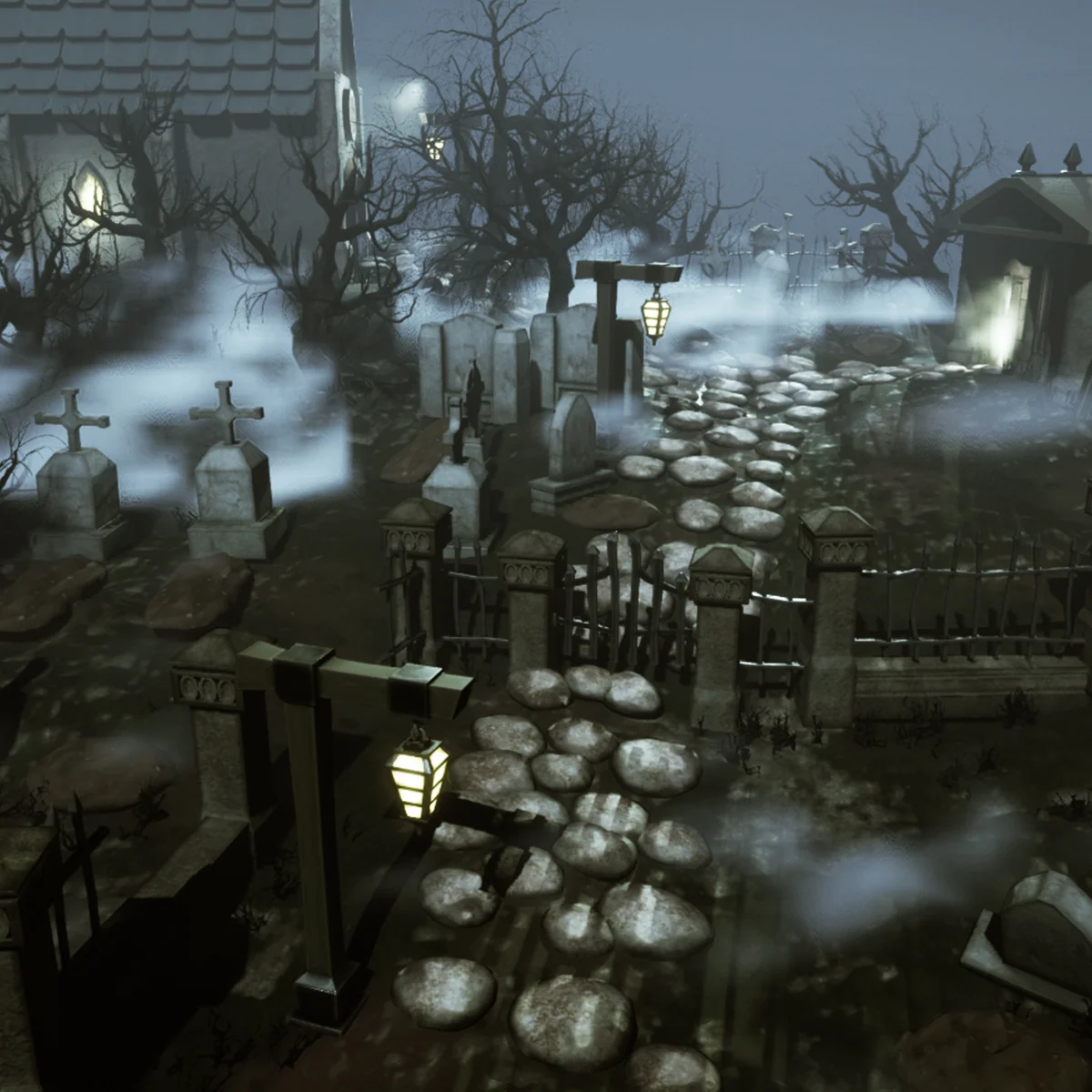 Stylized Graveyard Modular Pack screenshot 3
