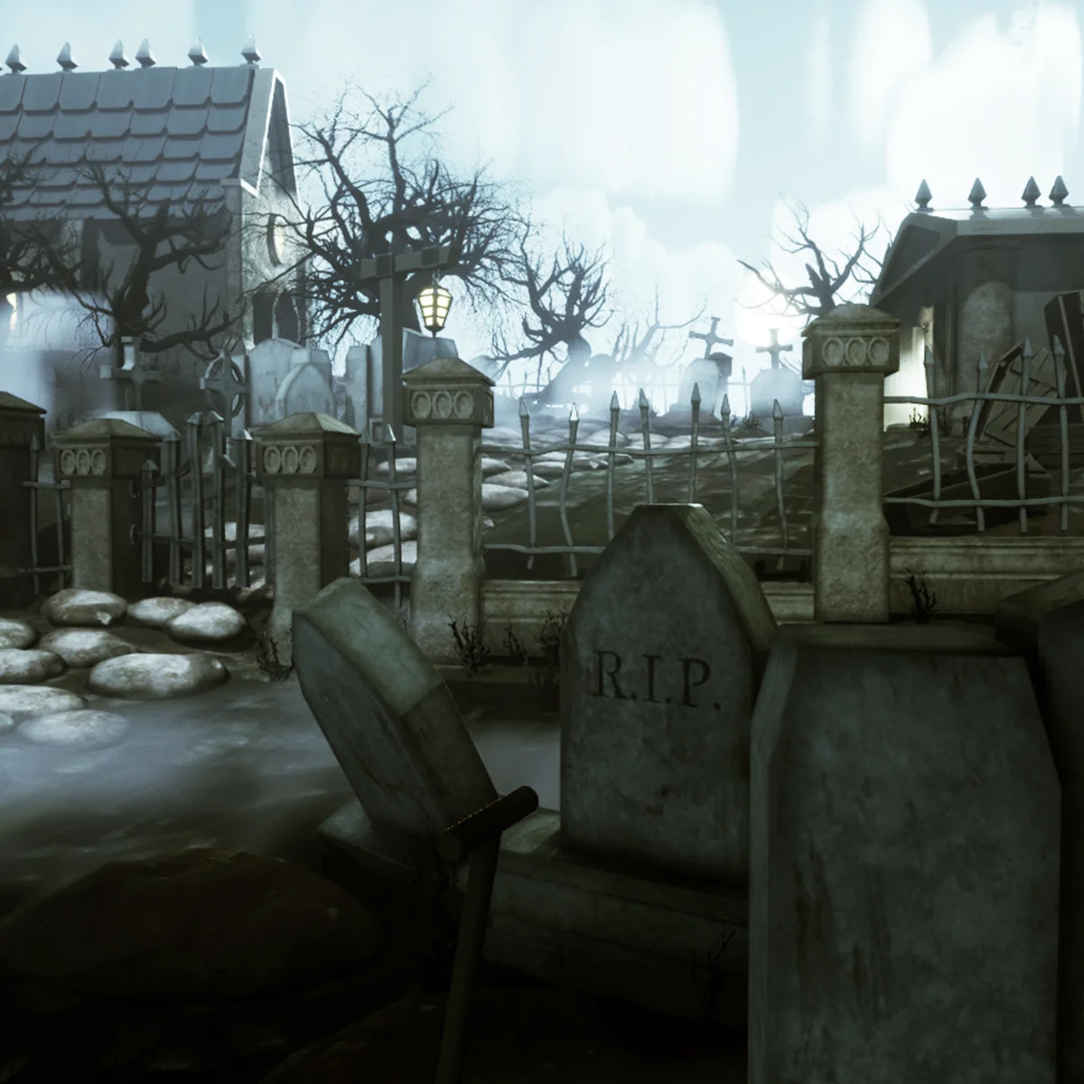 Stylized Graveyard Modular Pack screenshot 5
