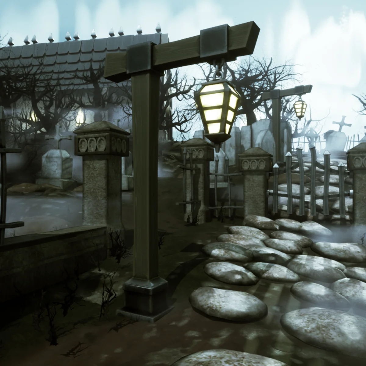 Stylized Graveyard Modular Pack screenshot 6