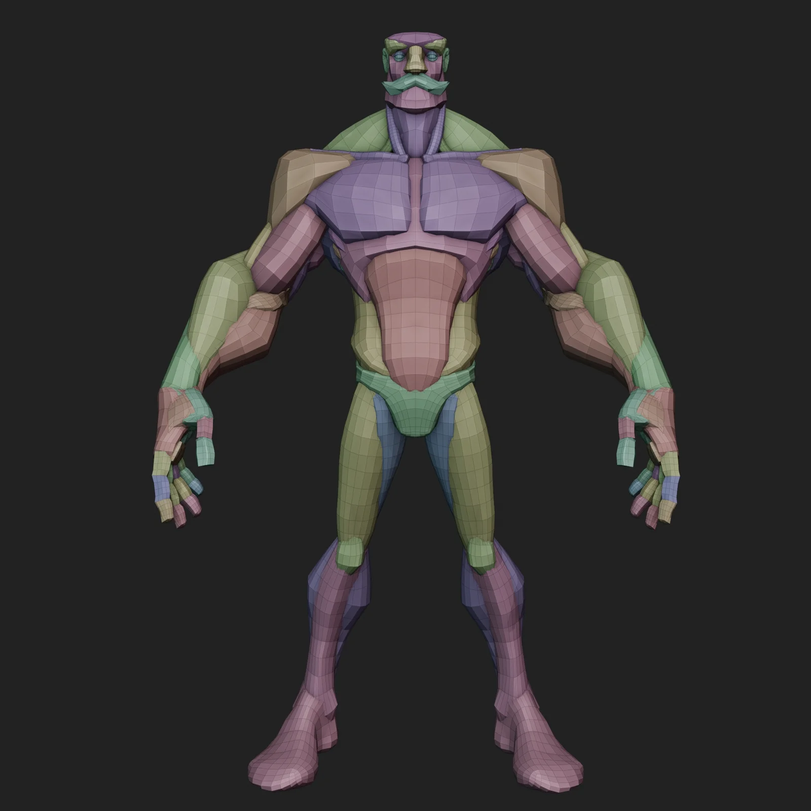 Stylized Guy Blockout screenshot 3