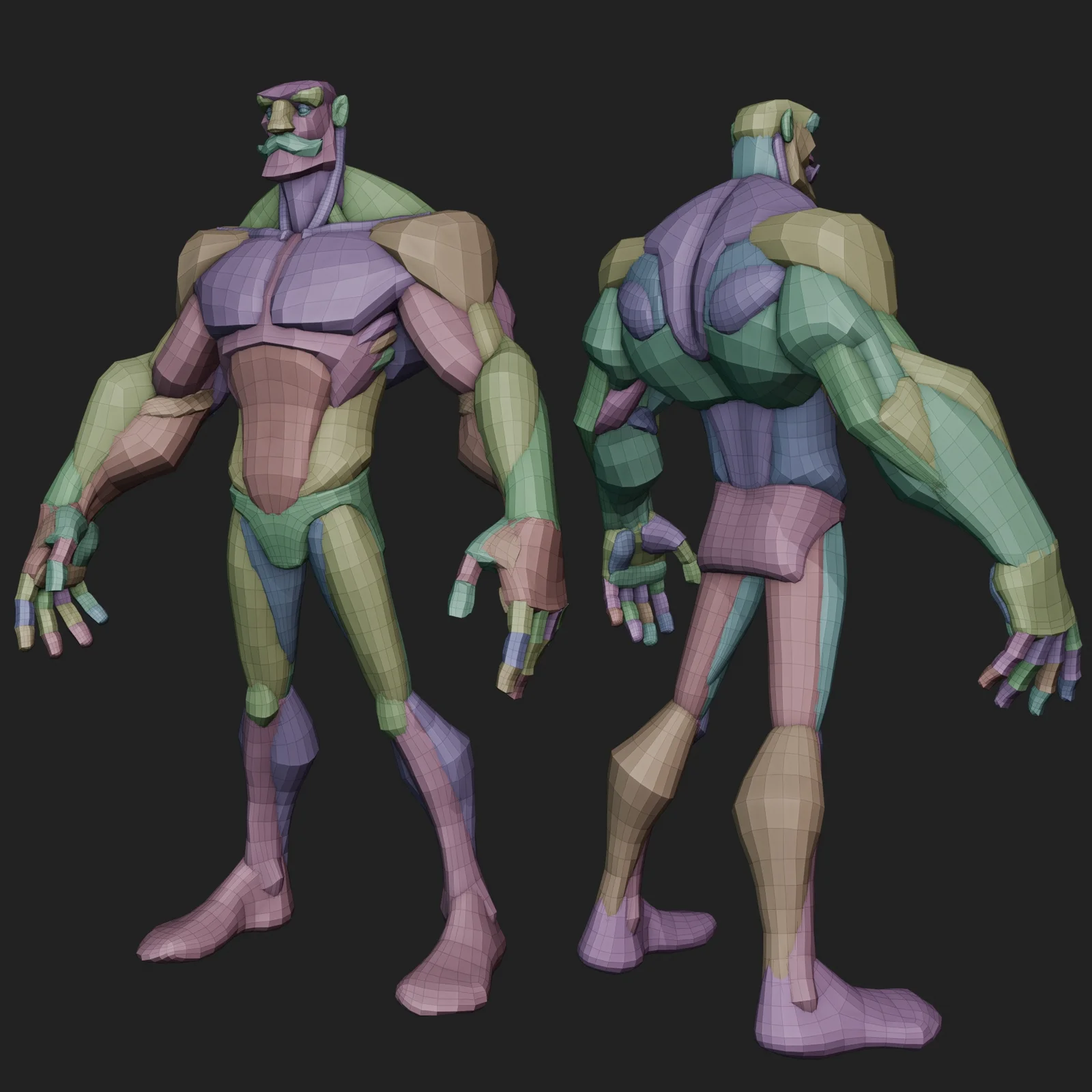 Stylized Guy Blockout screenshot 4