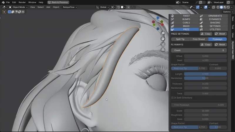 Stylized Hair PRO screenshot 6