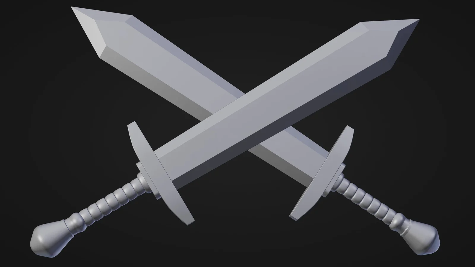 Stylized Hand Painted Sword screenshot 3