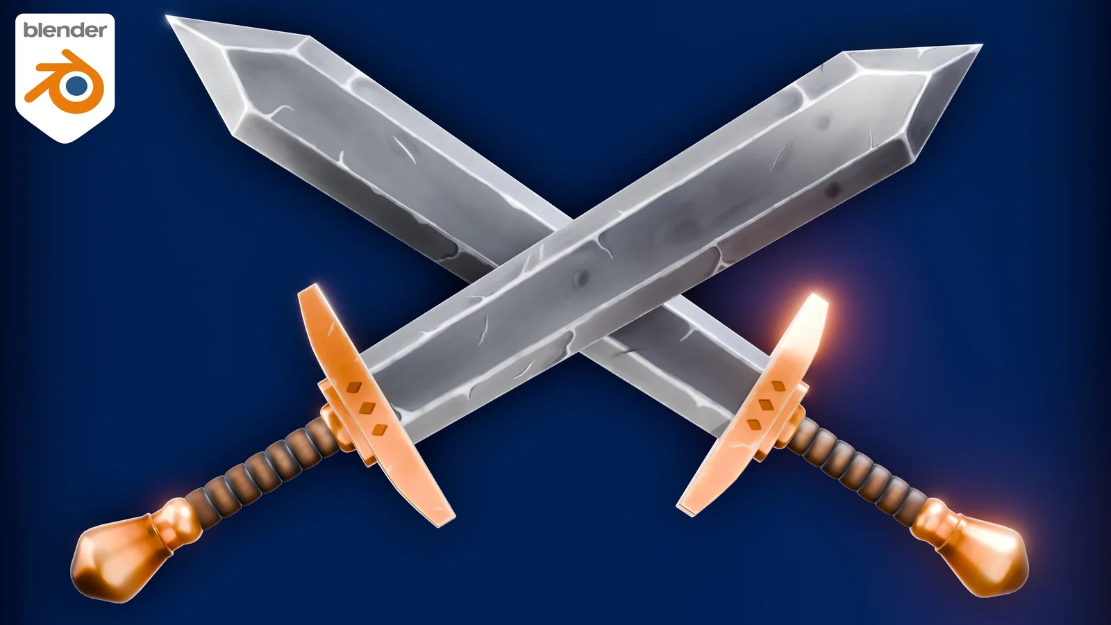 Stylized Hand Painted Sword screenshot 4