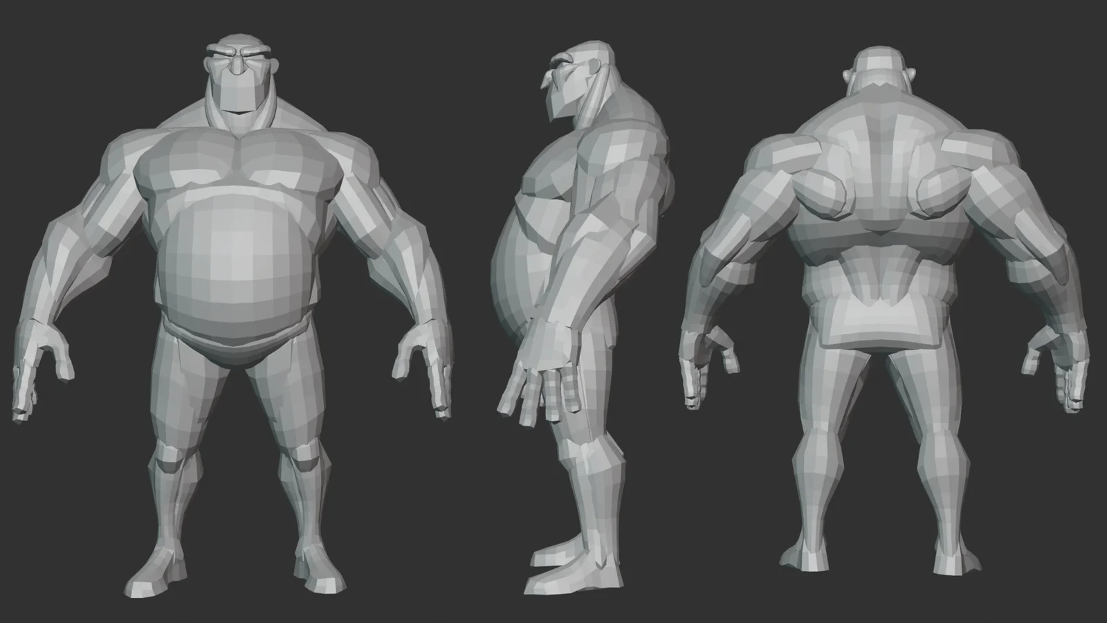 Stylized Heavy Anatomy Blockout screenshot 2