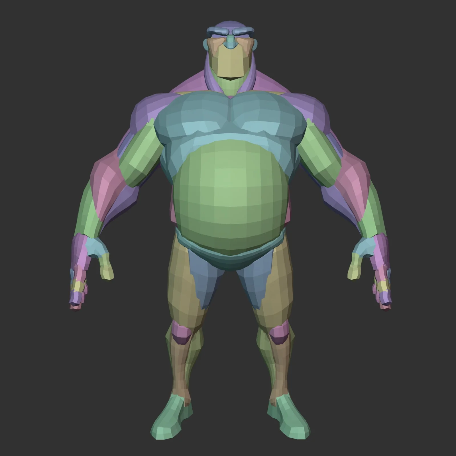 Stylized Heavy Anatomy Blockout screenshot 3