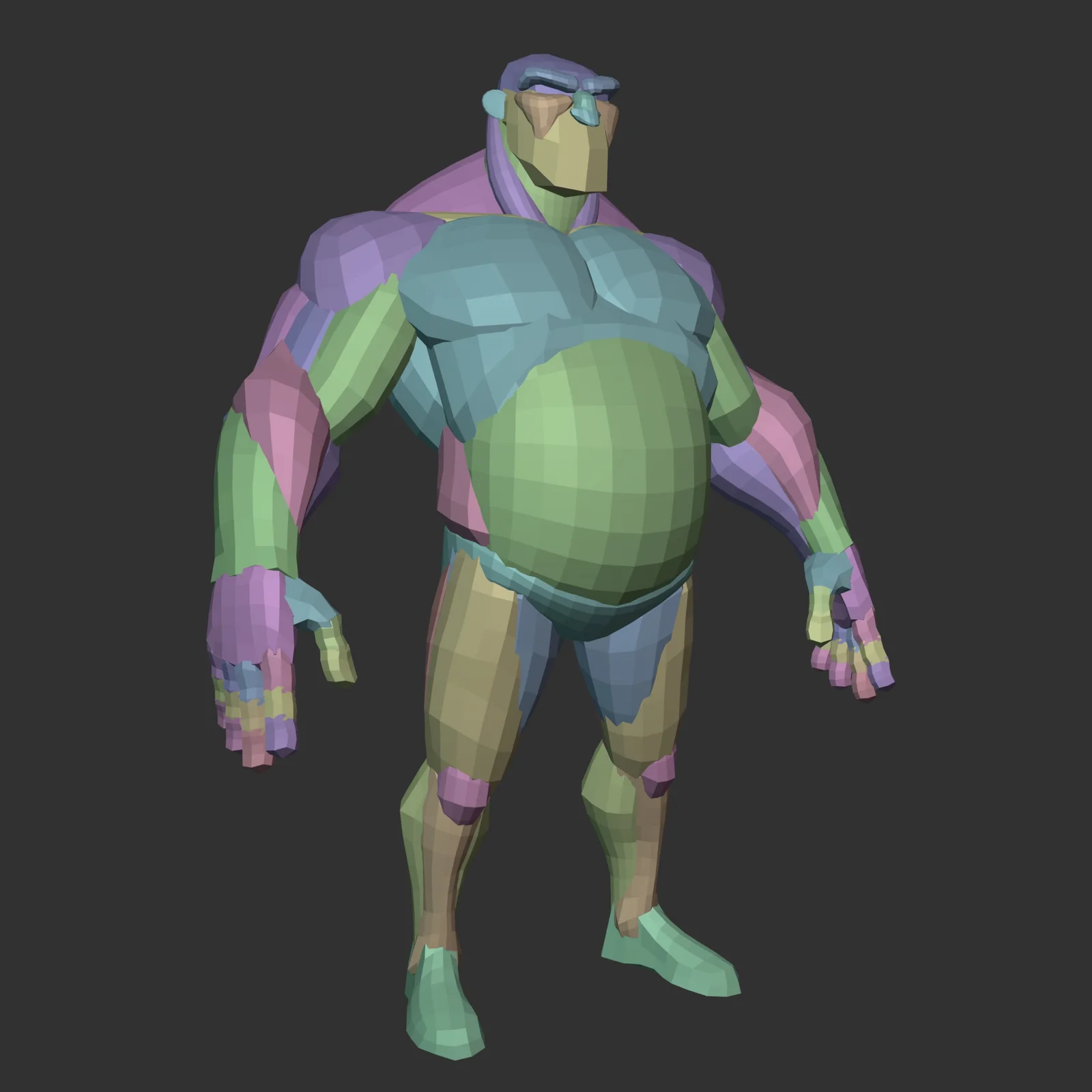 Stylized Heavy Anatomy Blockout screenshot 4