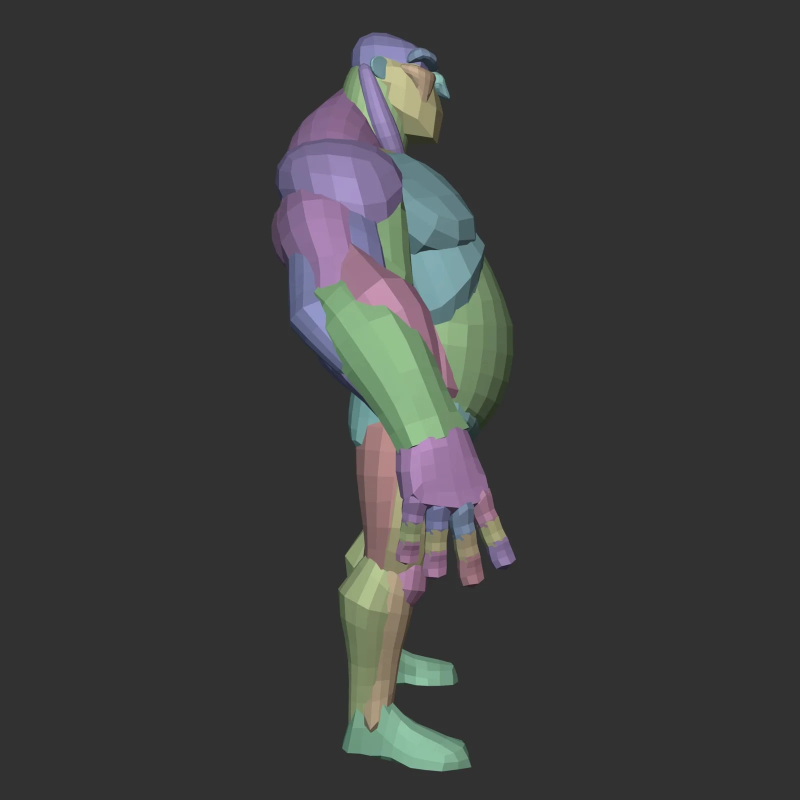 Stylized Heavy Anatomy Blockout screenshot 5