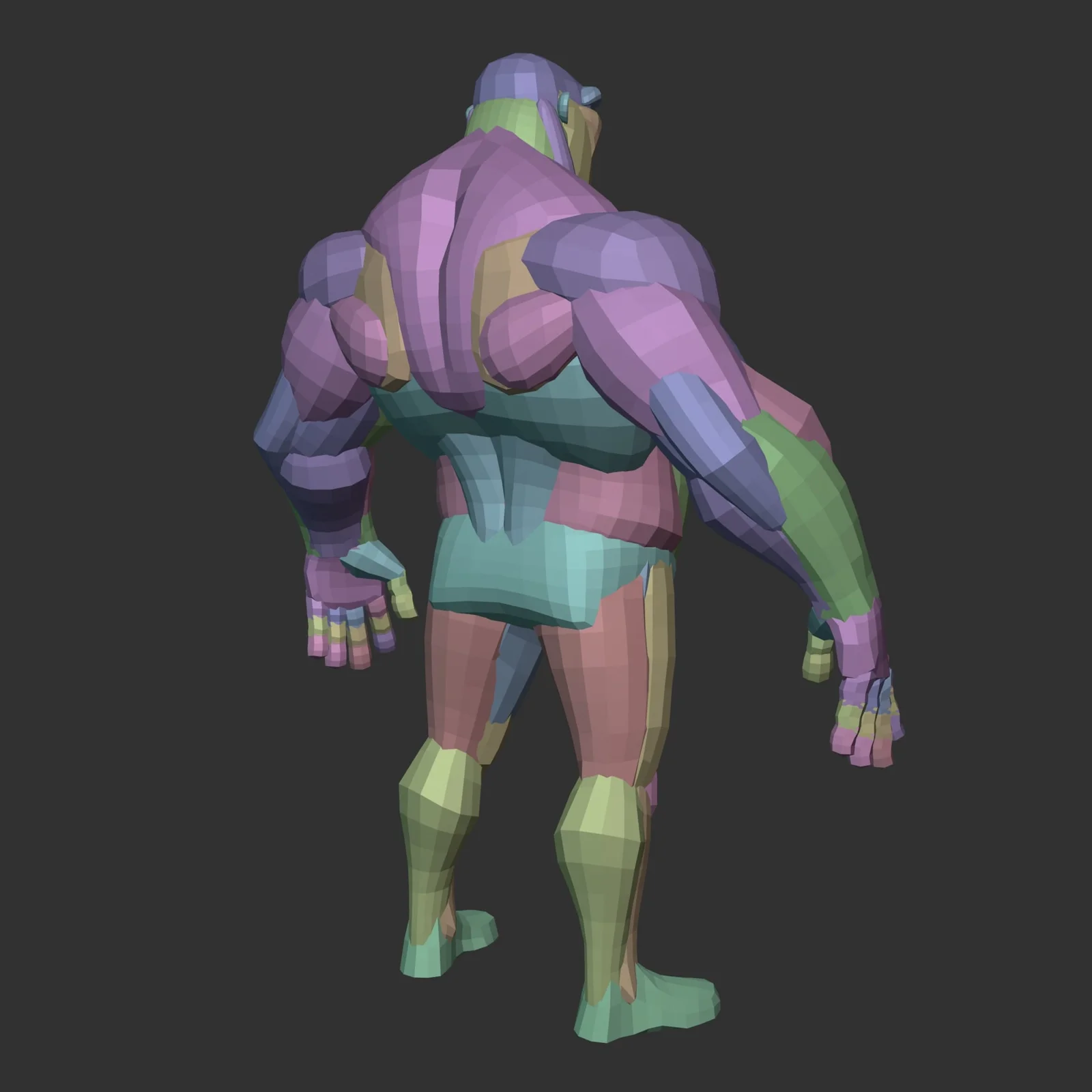 Stylized Heavy Anatomy Blockout screenshot 6