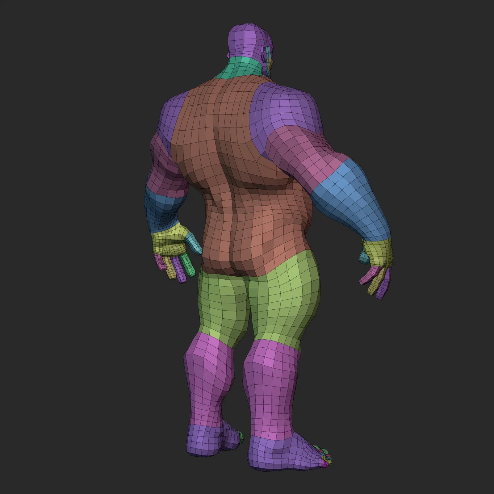 Stylized Heavy Male Basemesh screenshot 5