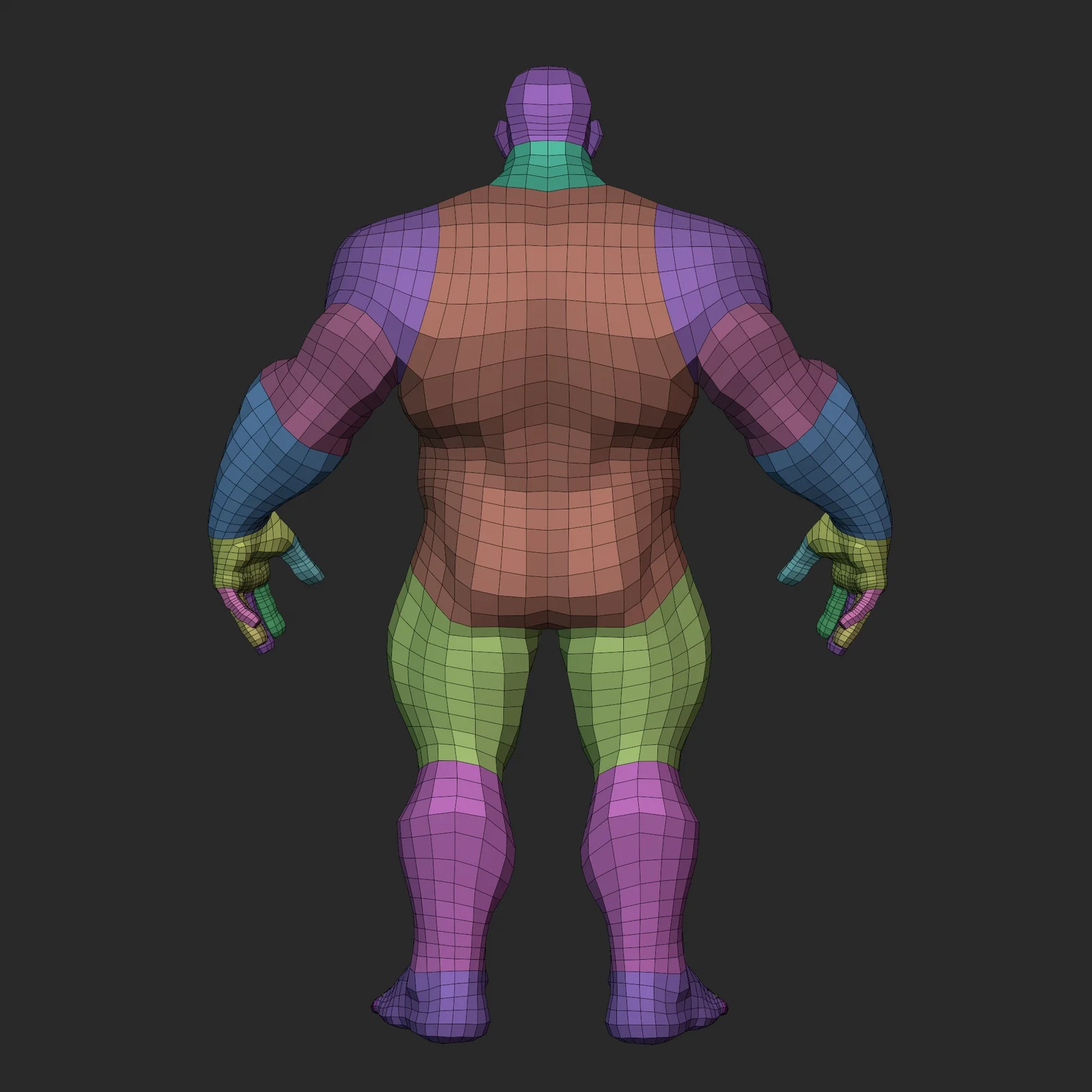 Stylized Heavy Male Basemesh screenshot 7