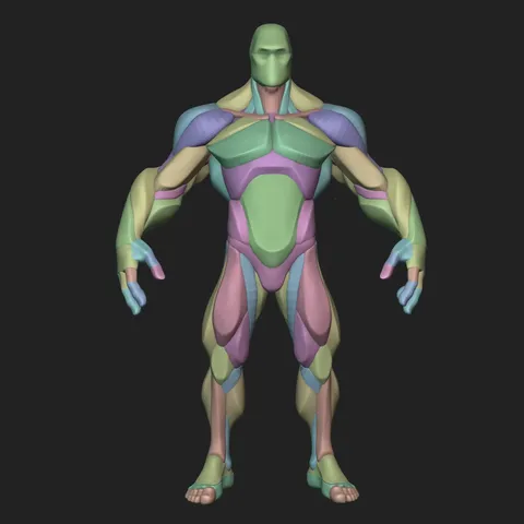 Stylized Hero Anatomy - Blender 3d models