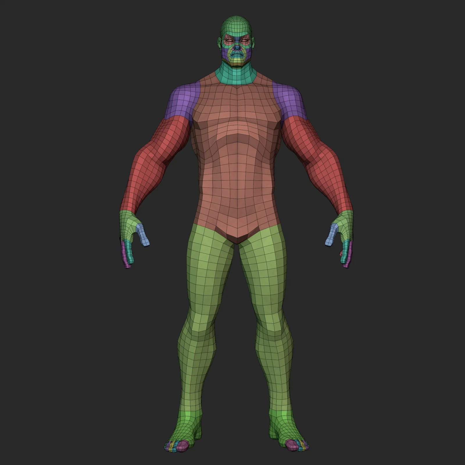 Stylized Hero Basemesh screenshot 3