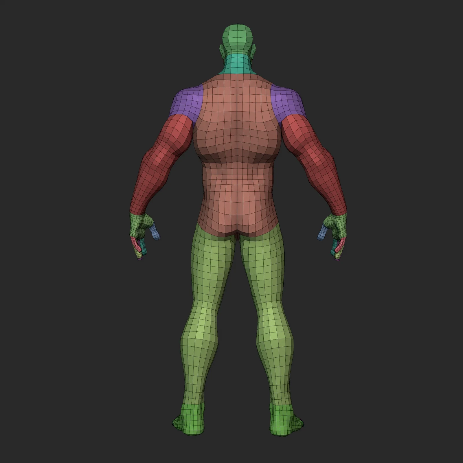 Stylized Hero Basemesh screenshot 7