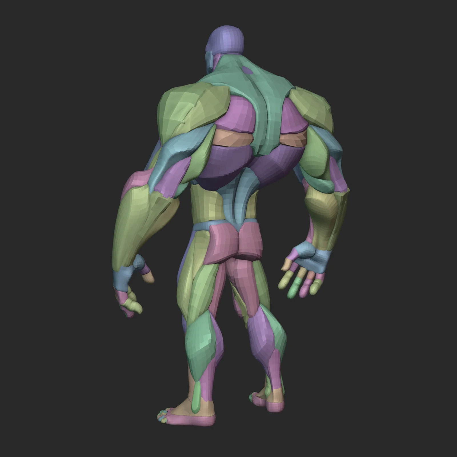 Stylized Hero Blockout V4 screenshot 5